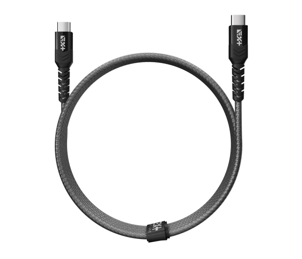 NEXT ONE Kabel Braided USB-C / USB-C 1,2 m space gray - 1318719 - zdjęcie